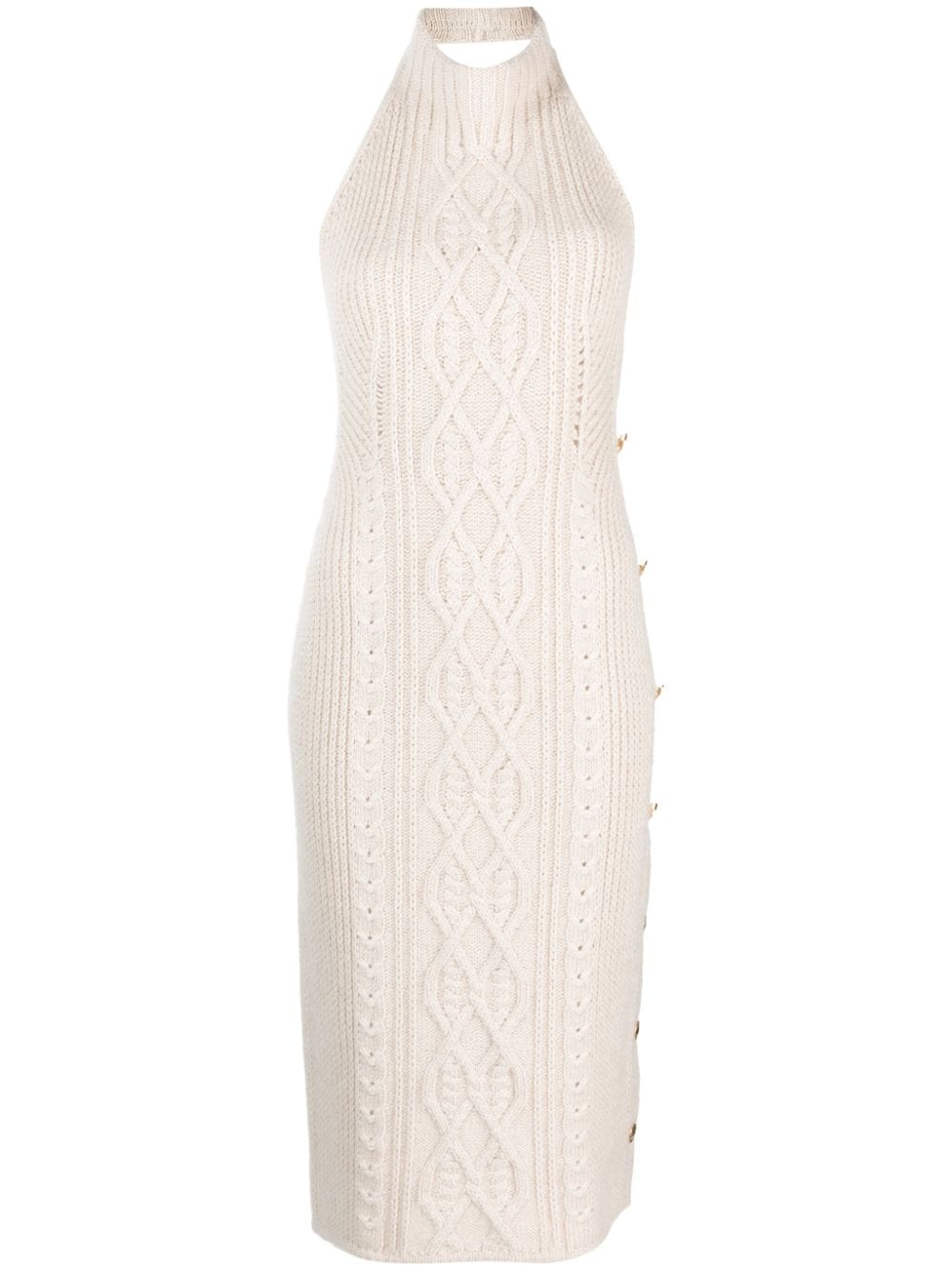 Palm Angels Strickkleid mit Rückenausschnitt - Nude von Palm Angels