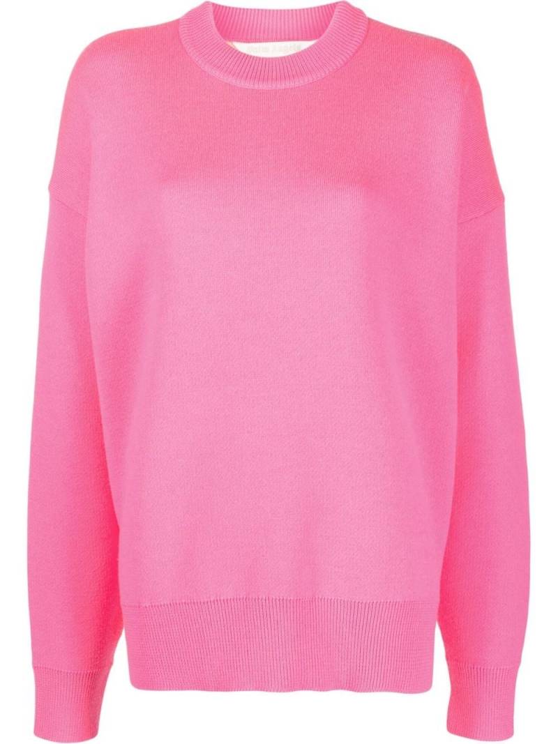 Palm Angels Intarsien-Pullover mit Palmen - Rosa von Palm Angels