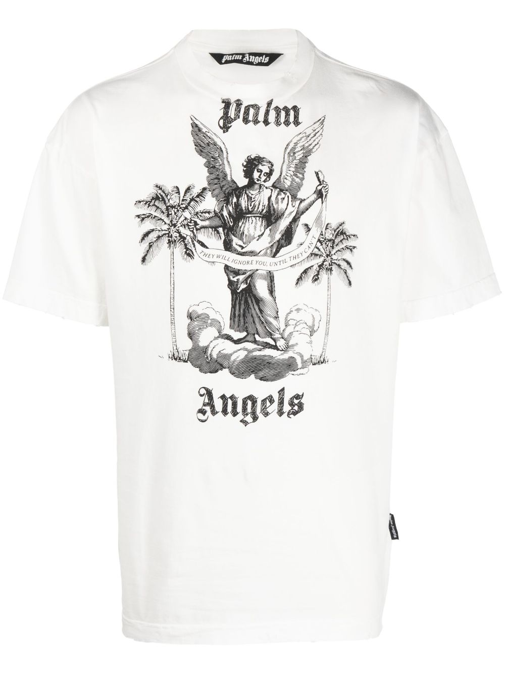 Palm Angels University T-Shirt mit Logo-Print - Weiß von Palm Angels