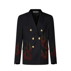 Schwarzer Palm Angels Herren-wollblazer von Palm Angels
