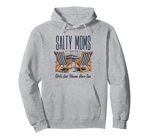 Salty Moms Beach Club Sommer Urlaub Urlaub Strand Frauen Pullover Hoodie Salty Moms Beach Club Sommer Urlaub Urlaub Strand Frauen Pullover Hoodie von Palm Tree Beach Summer Tees for Men & Women