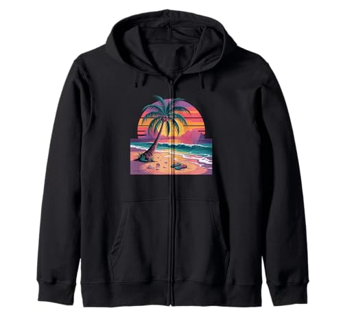 Sunset Summer Herren Tropical Beach Vacation Dress Palm Tree Kapuzenjacke Sunset Summer Herren Tropical Beach Vacation Dress Palm Tree Kapuzenjacke von Palm Tree Clothes