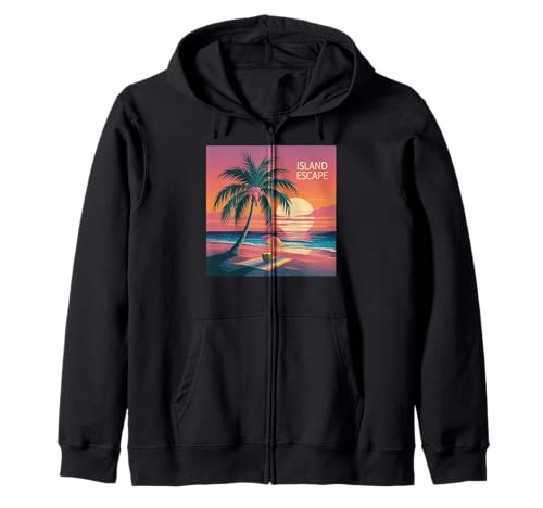 Sunset Summer Herren Tropical Beach Vacation Dress Palm Tree Kapuzenjacke Sunset Summer Herren Tropical Beach Vacation Dress Palm Tree Kapuzenjacke von Palm Tree Clothes