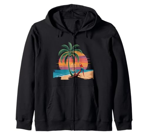Sunset Summer Herren Tropical Beach Vacation Dress Palm Tree Kapuzenjacke Sunset Summer Herren Tropical Beach Vacation Dress Palm Tree Kapuzenjacke von Palm Tree Clothes