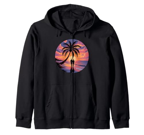 Sunset Summer Herren Tropical Beach Vacation Dress Palm Tree Kapuzenjacke Sunset Summer Herren Tropical Beach Vacation Dress Palm Tree Kapuzenjacke von Palm Tree Clothes