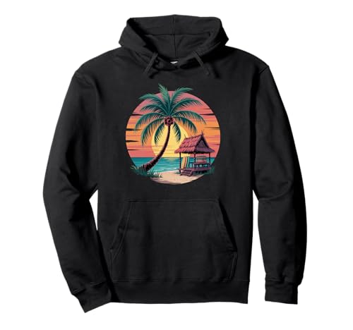 Sunset Summer Herren Tropical Beach Vacation Dress Palm Tree Pullover Hoodie Sunset Summer Herren Tropical Beach Vacation Dress Palm Tree Pullover Hoodie von Palm Tree Clothes