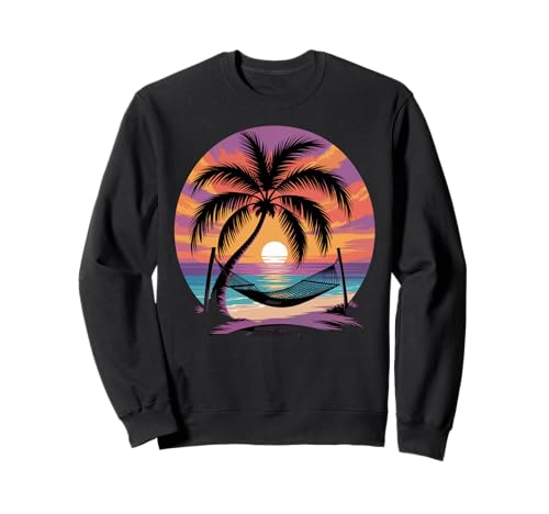 Sunset Summer Herren Tropical Beach Vacation Dress Palm Tree Sweatshirt Sunset Summer Herren Tropical Beach Vacation Dress Palm Tree Sweatshirt von Palm Tree Clothes