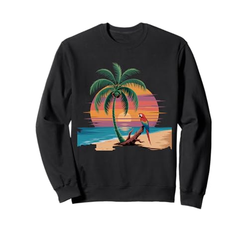 Sunset Summer Herren Tropical Beach Vacation Dress Palm Tree Sweatshirt Sunset Summer Herren Tropical Beach Vacation Dress Palm Tree Sweatshirt von Palm Tree Clothes