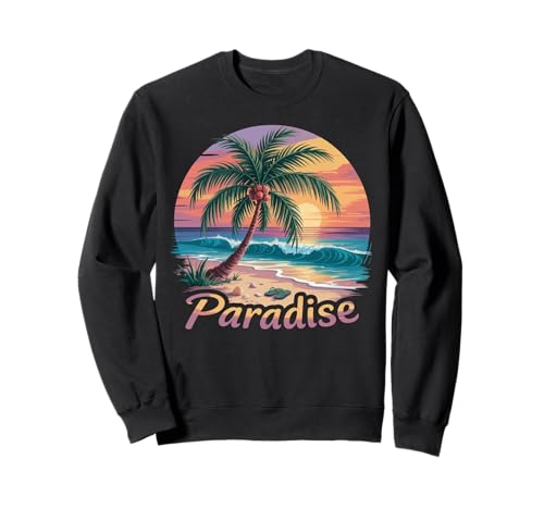 Sunset Summer Herren Tropical Beach Vacation Dress Palm Tree Sweatshirt Sunset Summer Herren Tropical Beach Vacation Dress Palm Tree Sweatshirt von Palm Tree Clothes