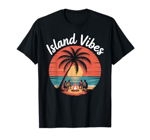 Sunset Summer Herren Tropical Beach Vacation Dress Palm Tree T-Shirt Sunset Summer Herren Tropical Beach Vacation Dress Palm Tree T-Shirt von Palm Tree Clothes