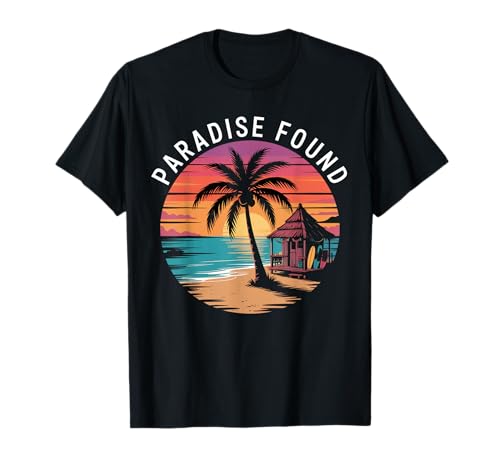 Sunset Summer Herren Tropical Beach Vacation Dress Palm Tree T-Shirt Sunset Summer Herren Tropical Beach Vacation Dress Palm Tree T-Shirt von Palm Tree Clothes