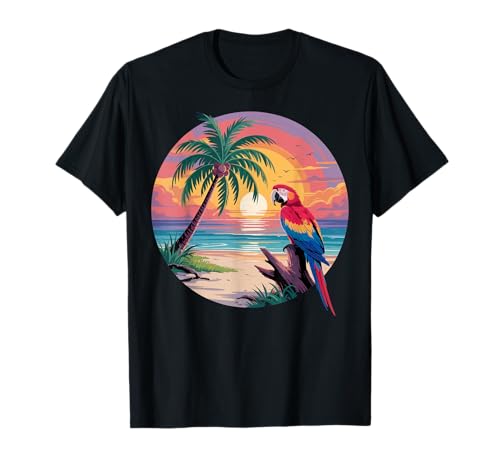 Sunset Summer Herren Tropical Beach Vacation Dress Palm Tree T-Shirt Sunset Summer Herren Tropical Beach Vacation Dress Palm Tree T-Shirt von Palm Tree Clothes