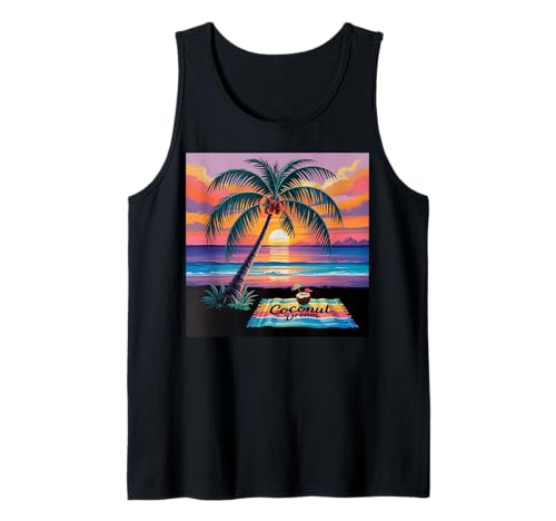 Sunset Summer Herren Tropical Beach Vacation Dress Palm Tree Tank Top Sunset Summer Herren Tropical Beach Vacation Dress Palm Tree Tank Top von Palm Tree Clothes