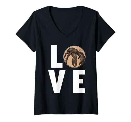 Damen Palmendiebe Palmendieb T-Shirt mit V-Ausschnitt von Palmendiebe Palmendieb Tier Shop