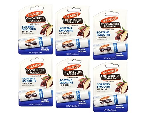 Palmer's Kakaobutter Formel Moisturizing Lip Balm SPF 15 0,15 Unzen (6er-Pack) von Palmer's