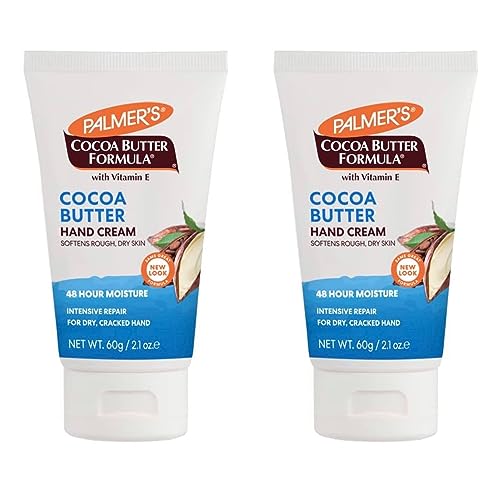 2 x Palmers Cocoa Butter Formula, Lotion, konzentrierte Handcreme, für trockene Haut, 60 g von Palmer's