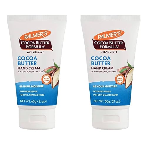 2 x Palmers Cocoa Butter Formula, Lotion, konzentrierte Handcreme, für trockene Haut, 60 g von Palmer's