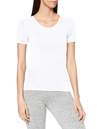 Palmers Damen Body Touch Kurzarm Unterhemd, Weiß (Weiss 100), 36 (Herstellergröße: S) von Palmers