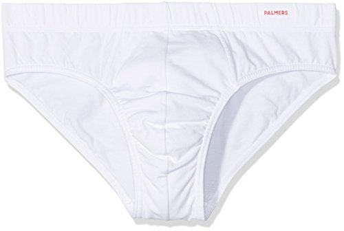 Palmers Herren Pure Cotton Doppelpack Slip, Weiß (Weiss 100), Large (2er Pack) von Palmers