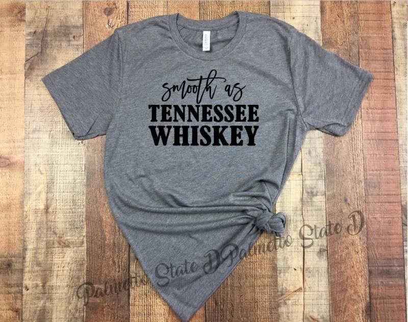 Glatt Wie Tennessee Whiskey Shirt, Land Konzert T-Shirt von PalmettoStateDesign
