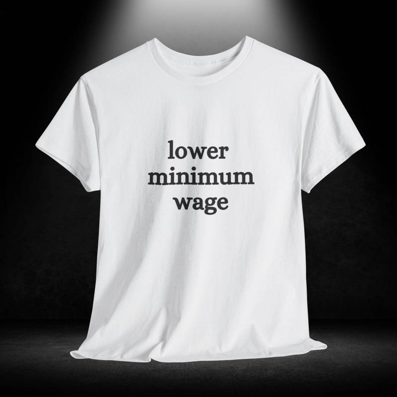 Unterer Mindestlohn, Lustiges Meme T-Shirt, Cringe Geschenk Für Bro, Unisex Aus Schwerer Baumwolle Der Tasche Humor, Verrücktes Ihn von PaloClothesShop