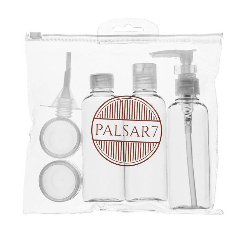 Palsar 7 Hautpflege-Set Reisekosmetikset mit Spendern von Palsar 7
