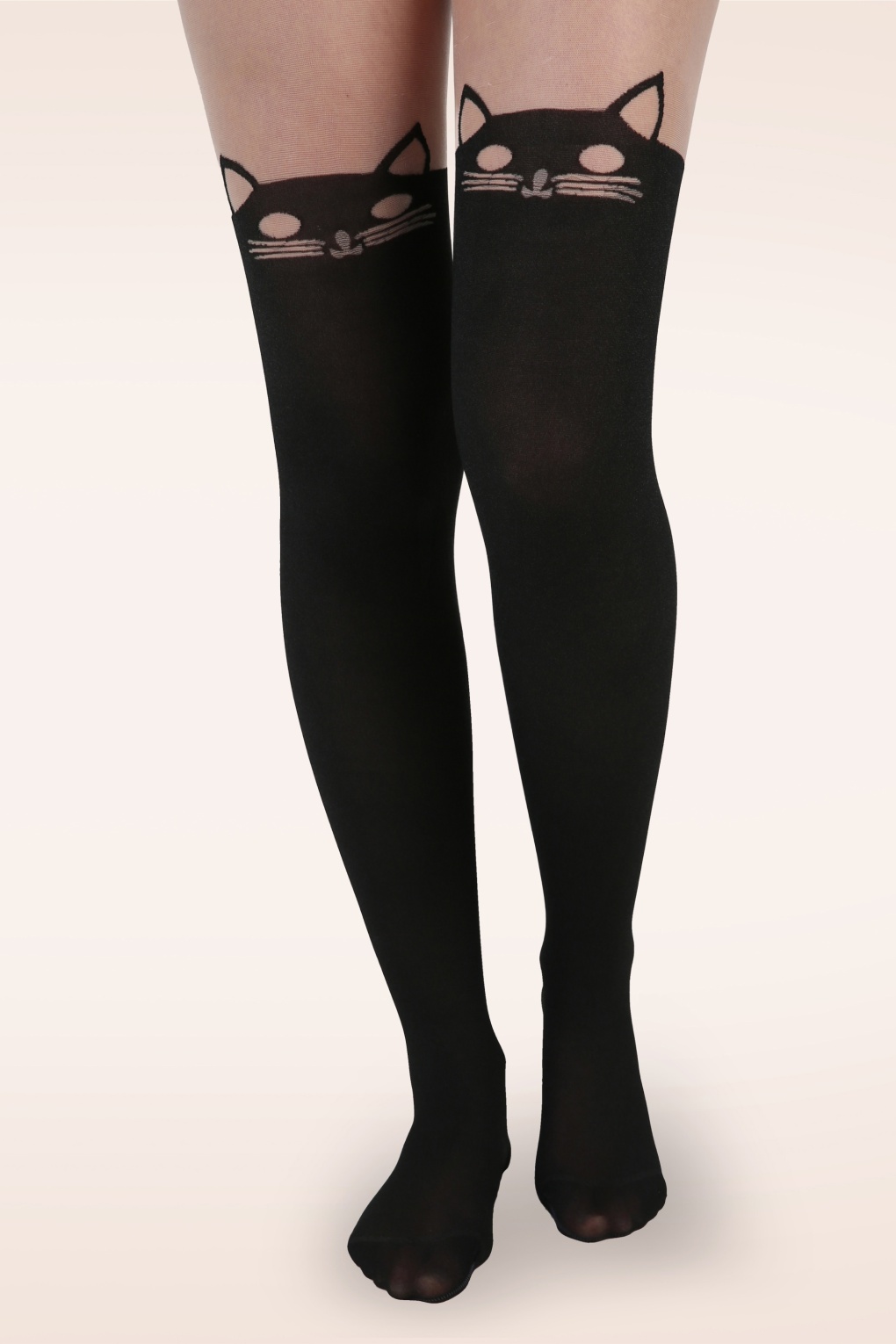 Kitty Cat Over The Knee Strumpfhose in Schwarz. Kitty Cat Over The Knee Strumpfhose in Schwarz. von Pamela Mann