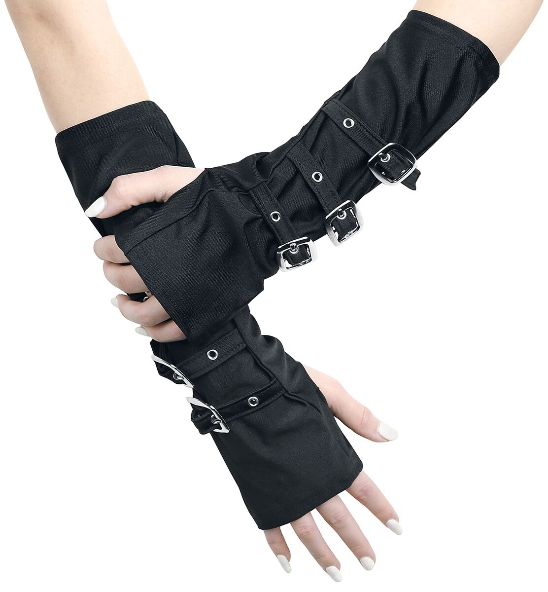 Pamela Mann Buckle Gloves Stulpen schwarz von Pamela Mann