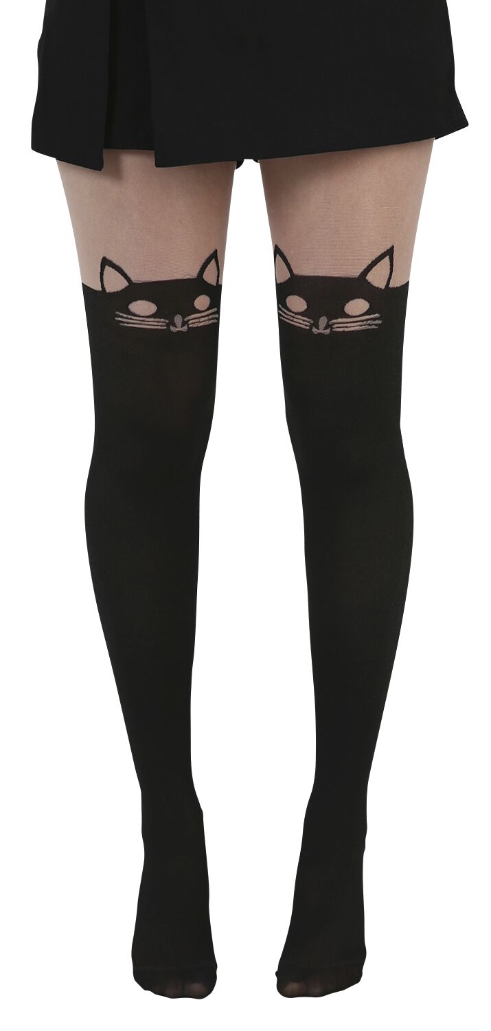 Pamela Mann Cat Strumpfhose schwarz in Standard von Pamela Mann