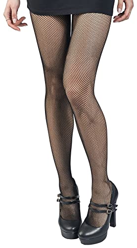 Pamela Mann Fishnet crotchless tights black Frauen Strumpfhose schwarz S-XL von Pamela Mann