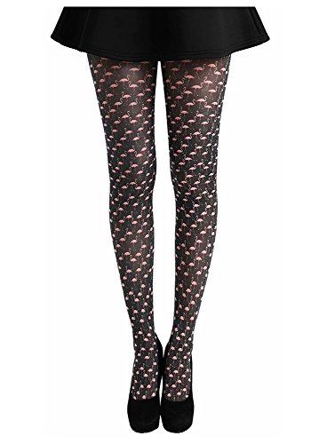 Pamela Mann Flamingo Printed Tights Size 8-14 von Pamela Mann