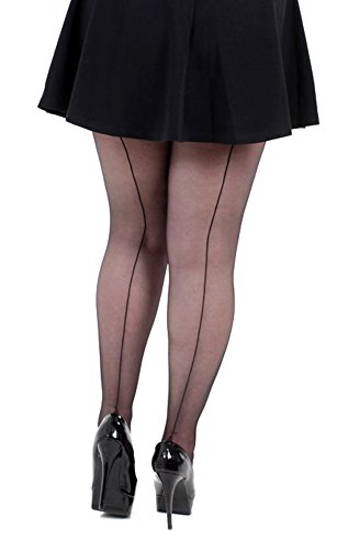 Pamela Mann Strumpfhose JIVE SEAMED TIGHTS Schwarz XXL Pamela Mann Strumpfhose JIVE SEAMED TIGHTS Schwarz XXL von Pamela Mann