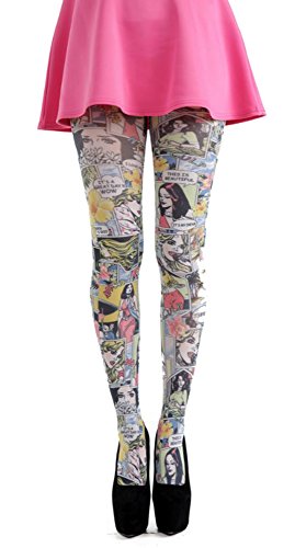 Pamela Mann Strumpfhose PARADISE ISLAND PRINTED Mehrfarbig one size von Pamela Mann