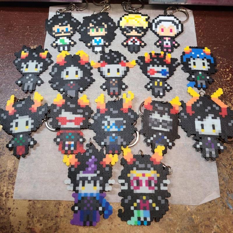 Homestuck Mini Perler Schlüsselanhänger Homestuck Mini Perler Schlüsselanhänger von PamperedPixels