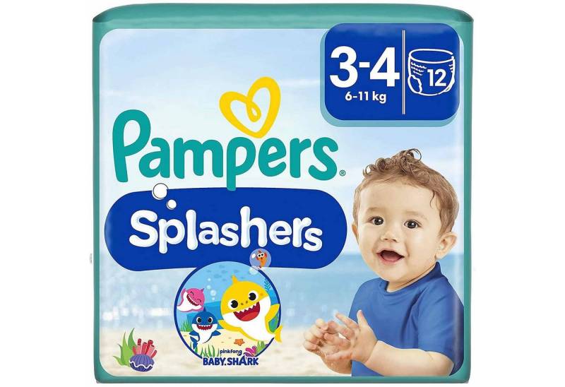 Pampers Windeln Splashers Baby Shark Schwimmwindeln von Pampers