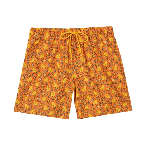 Pampling Herren Badeshorts – Originelle Muster, Schnell trocknend, Elastischer Bund mit Kordelzug, Seitentaschen und Gesäßtasche – Ideal für Strand und Pool (Happy CAPI, L) von Pampling