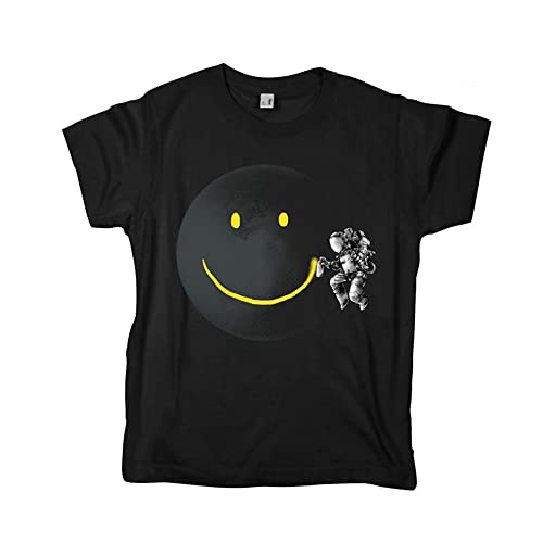 Pampling T-Shirt für Kinder Siebdruck Make a Smile Astronaut 100 % Baumwolle 
