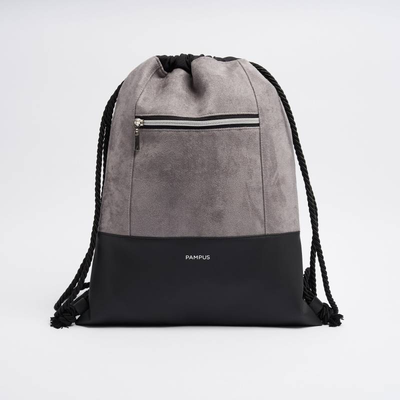Turnbeutel Mary/Grau Velours von Pampus