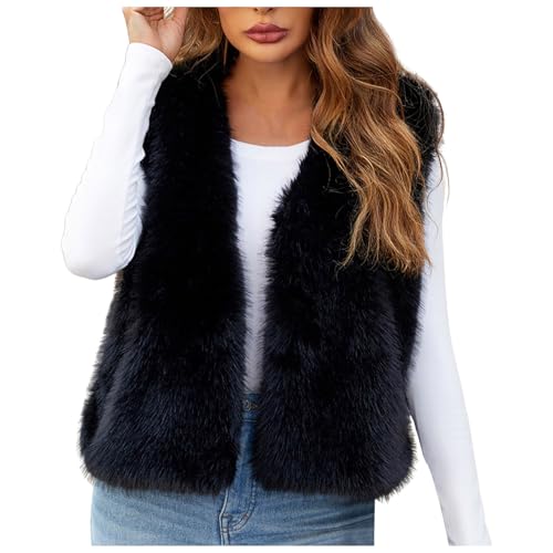 Pamqsen Angebote des Tages Heute Weste Damen Fellweste Damen Ärmellos Einfarbig Kunstpelz Weste Leichte Winterweste Damen Winter Warm Damenweste Westen Kunstfell Mantel Outdoor Kunstpelzweste Casual Pamqsen Angebote des Tages Heute Weste Damen Fellweste Damen Ärmellos Einfarbig Kunstpelz Weste Leichte Winterweste Damen Winter Warm Damenweste Westen Kunstfell Mantel Outdoor Kunstpelzweste Casual von Pamqsen