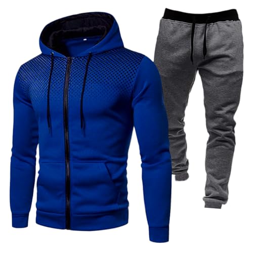 Pamqsen deals of the day Jogginganzug Herren Baumwolle Jogging Anzug Trainingsanzug Sportanzug Jogginghose Sweatjacke Männer 80Er Jahre Trainingsanzug Neon Jogginganzug Herren Set Geschenk von Pamqsen