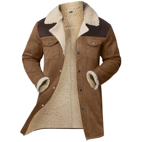Pamqsen Herren wintermantel Herren Mantel Winterjacke Herren warm wintermantel Herren lang warm Herren Mantel Bomberjacke Herren Winter wintermantel Herren lang von Pamqsen