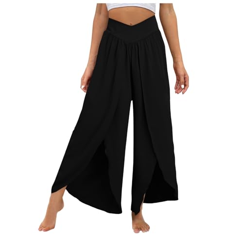 Pamqsen Hosenrock Damen Sommer Lang Sommerhose Weites Bein Rüschen Haremshose High Waisted Sommerhosen Elastischer Bund Rock Hose Bequeme Leicht Luftige Yogahose 2024 Elegant Strandmode Freizeithose Pamqsen Hosenrock Damen Sommer Lang Sommerhose Weites Bein Rüschen Haremshose High Waisted Sommerhosen Elastischer Bund Rock Hose Bequeme Leicht Luftige Yogahose 2024 Elegant Strandmode Freizeithose von Pamqsen