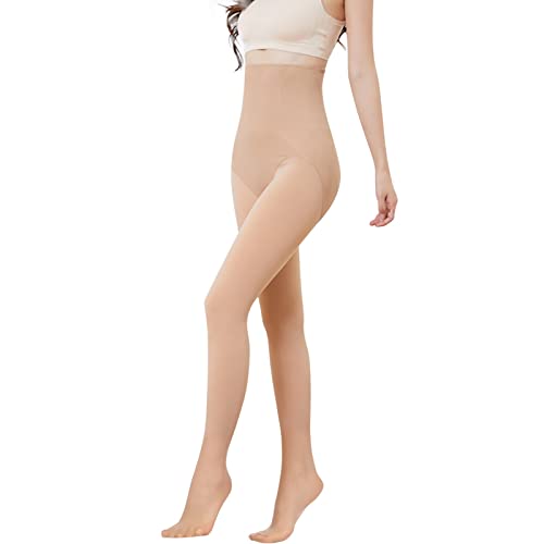 Pamqsen prime angebote Thermostrumpfhose Damen Hautfarbe Thermo Strumpfhose Hautfarben Warme Strumpfhose Damen Samtstoff Hohe Elastizität nicht Eng Vergrößerung Fettvergrößerung nicht zu Verformen von Pamqsen