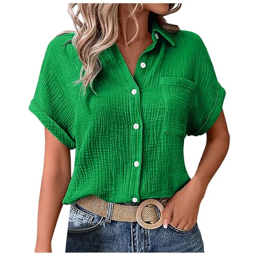 Pamqsen Sommerbluse Musselin Bluse DamenLeinenbluse DamenSommer Leinenhemd Oberteile Oversized Rundhals Leinenbluse Bluse Große Größen Leinen Kleidung Musselin Hemd Solide Top Pamqsen Sommerbluse Musselin Bluse DamenLeinenbluse DamenSommer Leinenhemd Oberteile Oversized Rundhals Leinenbluse Bluse Große Größen Leinen Kleidung Musselin Hemd Solide Top von Pamqsen