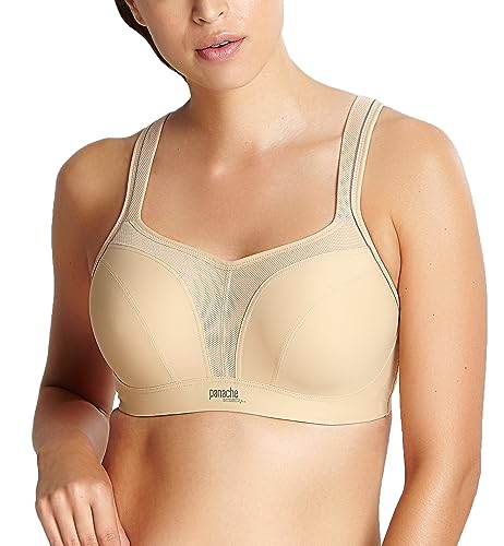 Panache Damen BH mit Bügel Sport-BHS, Latte, 65K von Panache