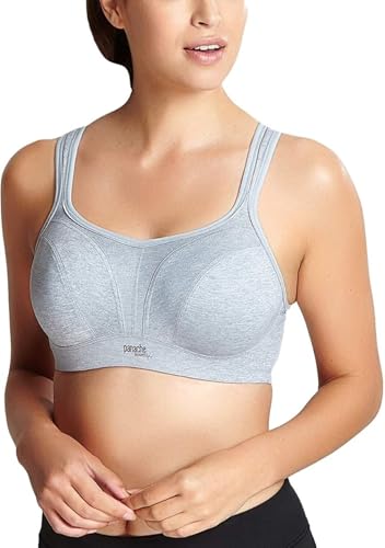 Panache Damen High Impact Underwire Bra Sport-BHS, Undurchsichtige, grau, 75FF von Panache
