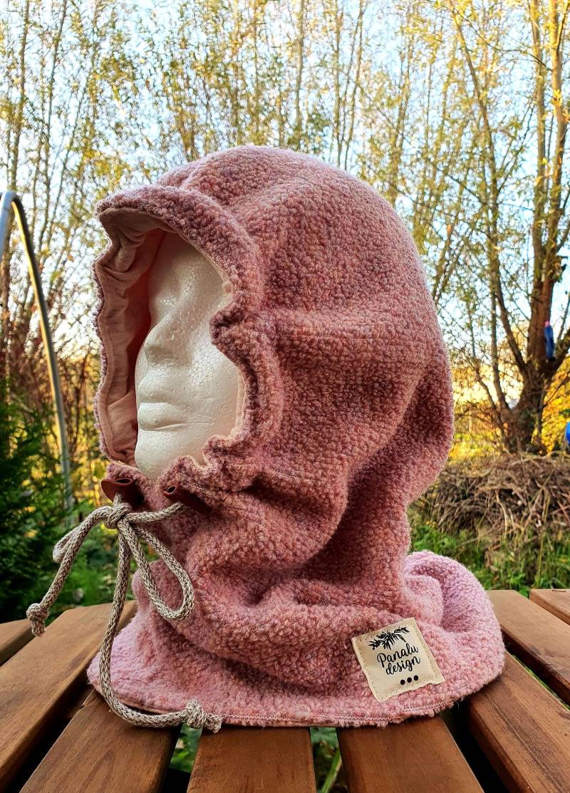 Handgemachte Balaclava Aus Teddy-strick Mit Wollanteil - Größe M | Erwachsene von PanaluDesign