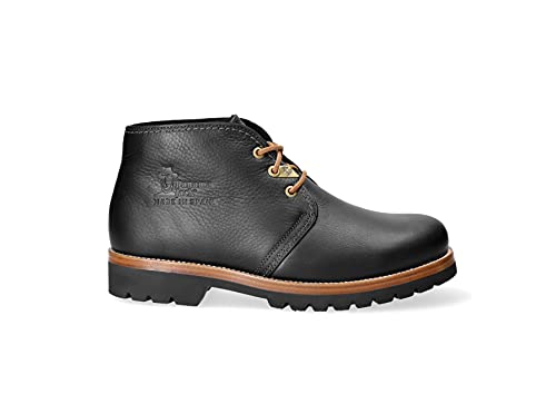 Panama Jack Herren Schnürstiefeletten Bota Panama Igloo, Männer Stiefeletten,Lammfell,Schnürsenkel,übergangsschuhe,Boots,Schwarz,41 EU / 7 UK von Panama Jack