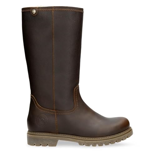 Panama Jack Damen Bambina Braune Wasserdichte Lederstiefel Mit Hohem Winterstiefel Panama Jack Damen Bambina Braune Wasserdichte Lederstiefel Mit Hohem Winterstiefel von Panama Jack