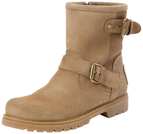 Panama Jack Damen Felina Igloo Motorcycle Boot, Taupe, 38 EU von Panama Jack
